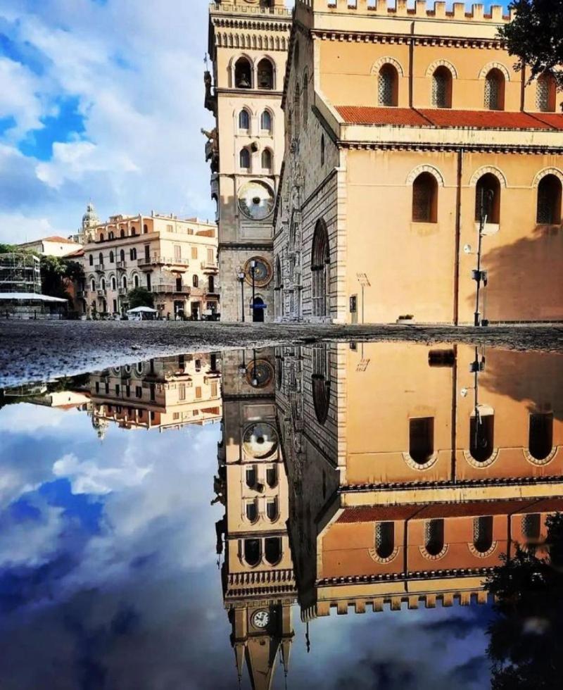 Suleima B&B Messina Centro ภายนอก รูปภาพ